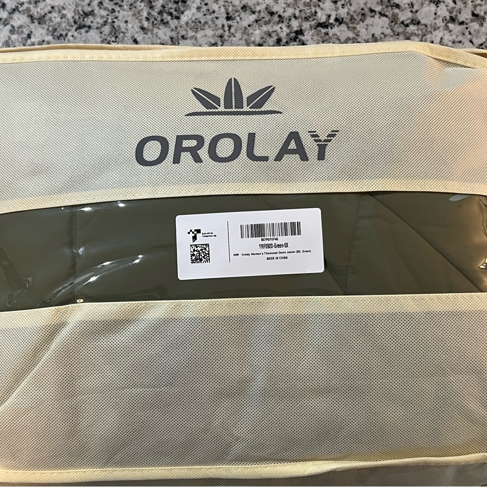 5X Orolay Olive Green Down Jacket - Picture 5 of 5